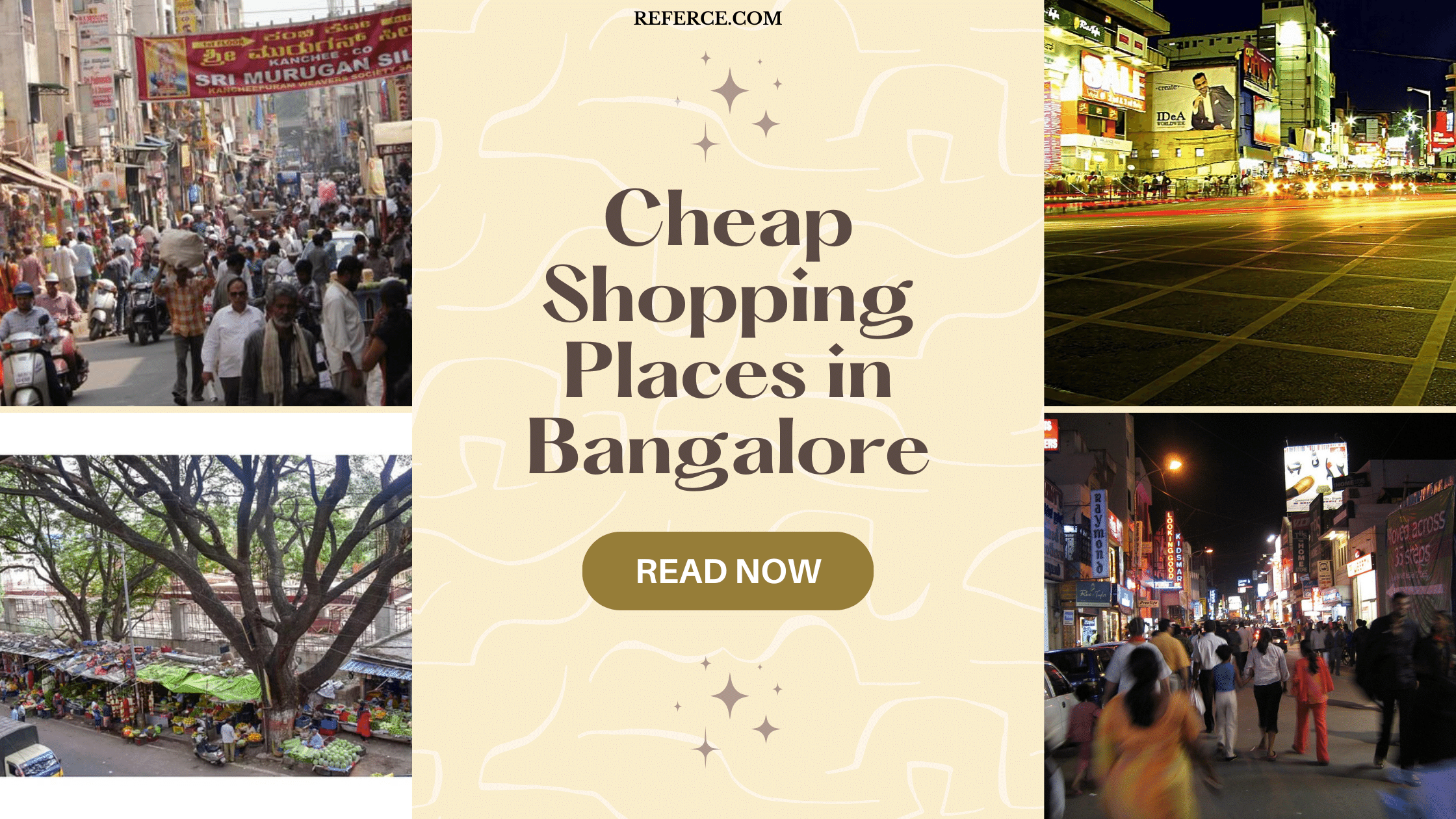 Cheap Shopping Places in Bangalore Referce