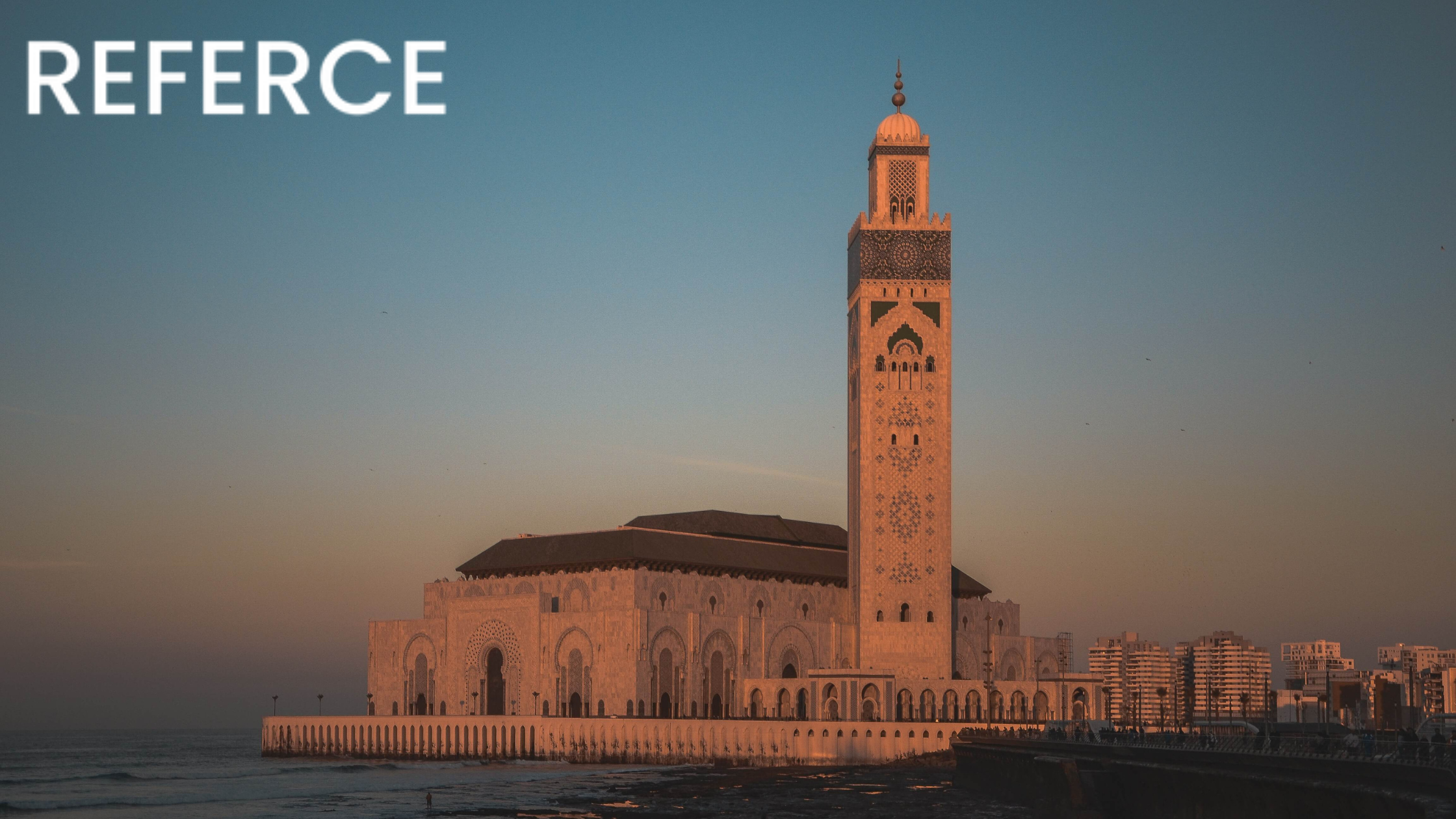 Hassan II Mosque. Referce