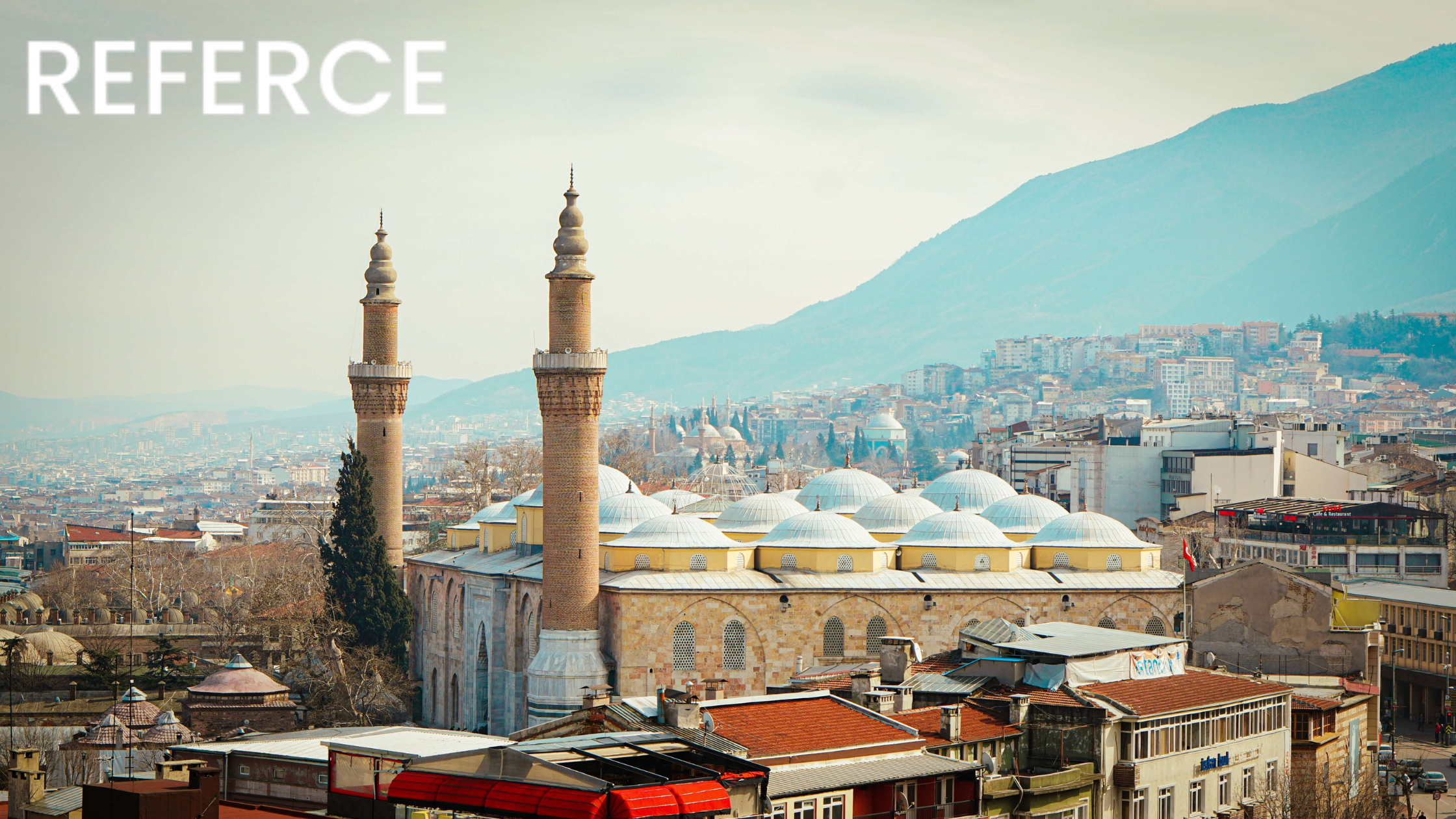 bursa grand mosque. Referce