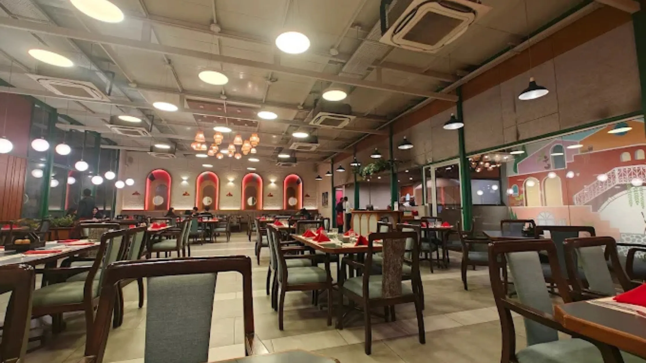 minimalist italian dining spot