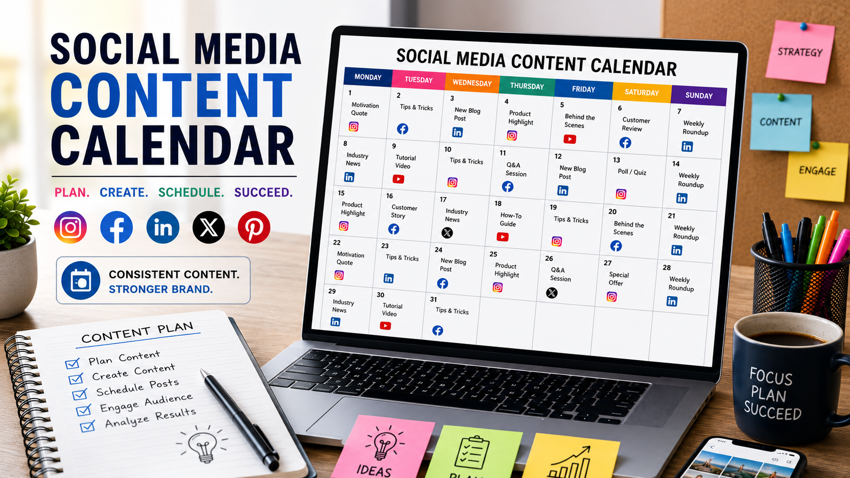 Social Media Content Calendar Guide: Plan, Schedule, and Grow Your Content