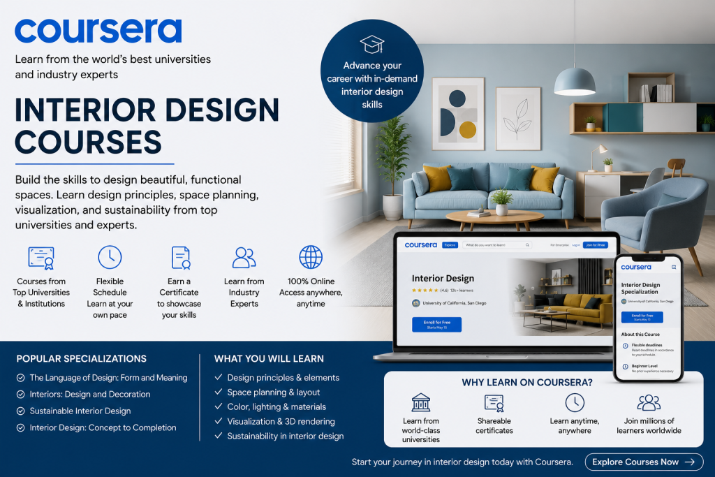 Coursera Interior Design Courses