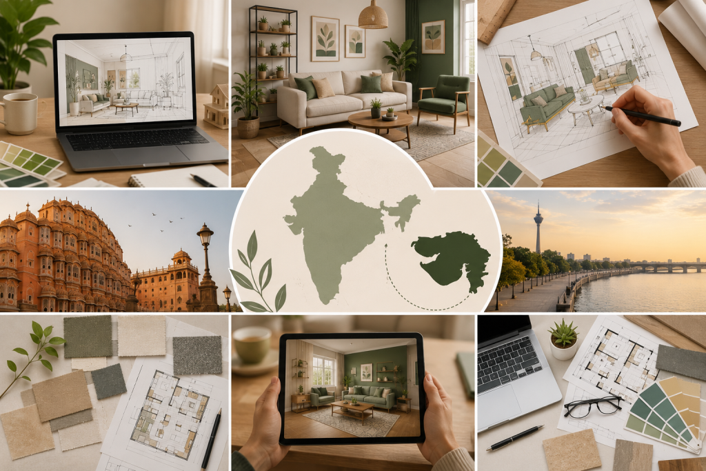 Top Online Interior Design Courses in India and Gujarat.